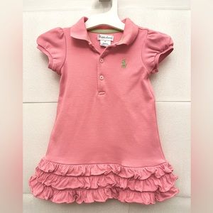 Ralph Lauren baby girl pink dress 9 months